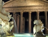 Temple of a római Pantheon - ősi templomot az összes istenek az ókori Róma (Pantheon) Temple of a római Pantheon - ősi templomot az összes istenek az ókori Rómában