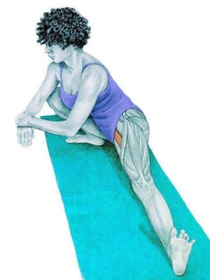 20 gyakorlatok lábak stretching (egyik lábát térd) 20 gyakorlatok lábak stretching