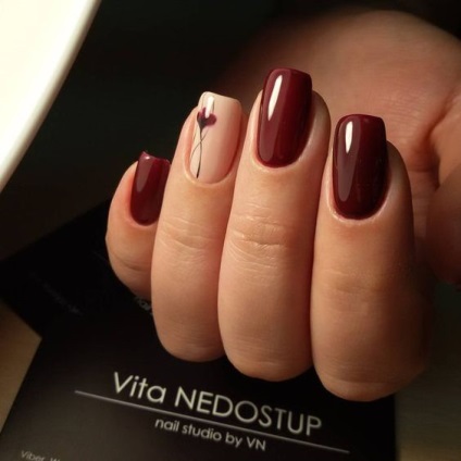30 Fab ötletek manikűr bordó (burgundi) 30 Fab bordó manikűr ötletek