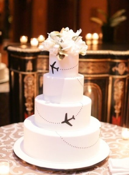 Házasság Repülés repülőgép és az ég (Wedding) Aviation esküvői síkok és ég