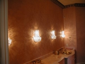 Dekoratív vakolat a fürdőszobában, és különösen a szabályok alkalmazásának