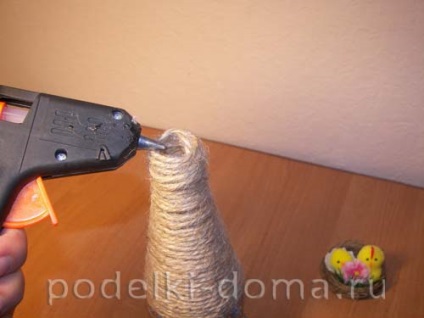 Decoupage palack ukrán ház (master class), egy doboz ötletek és műhelyek (ukrán) Decoupage palack ukrán ház (master class), egy doboz ötletek és műhelyek