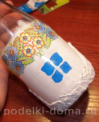 Decoupage palack ukrán ház (master class), egy doboz ötletek és műhelyek (üveg) Decoupage palack ukrán ház (master class), egy doboz ötletek és műhelyek