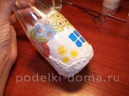 Decoupage palack ukrán ház (master class), egy doboz ötletek és műhelyek (nyaraló) Decoupage palack ukrán ház (master class), egy doboz ötletek és műhelyek