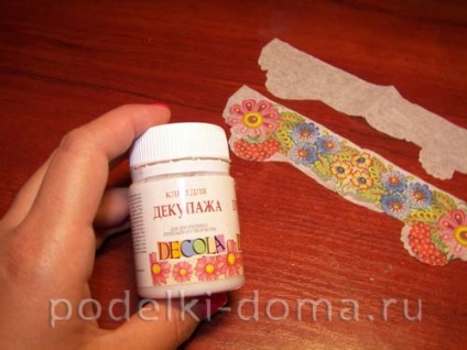 Decoupage palack ukrán ház (master class), egy doboz ötletek és műhelyek (ukrán) Decoupage palack ukrán ház (master class), egy doboz ötletek és műhelyek