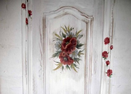 Decoupage ajtók a kezét, és egy fotó műhely (saját) Decoupage ajtók a kezüket, és fotó műhely