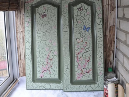 Decoupage ajtók a kezét, és egy fotó műhely (decoupage ajtó kezével) Decoupage ajtók a kezüket, és fotó műhely