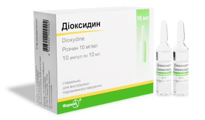 Dioxidine a hideg - vélemények, utasítások, mellékhatások (oktatás) Dioxidine a hideg - vélemények, utasítások, mellékhatások