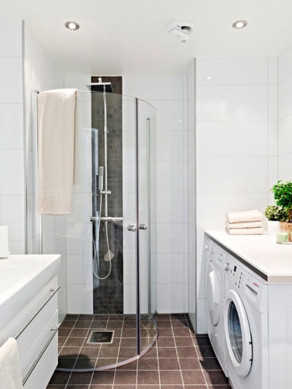 Tervezz egy kis fürdő WC nélkül (kis fürdő WC) Tervezz egy kis fürdő WC nélkül