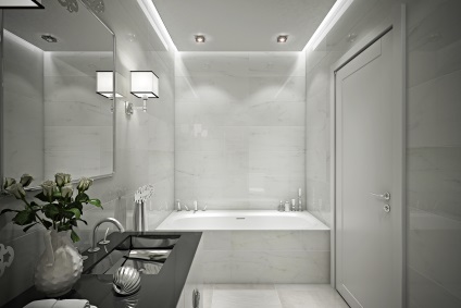 fürdőszoba WC nélkül design, a belső terek a kis fürdőszoba, a kényelmet, külön fürdőszoba, egy öt szintes lakás