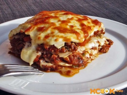 Házi lasagna - lépésről lépésre recept fotókkal, hogyan kell főzni hús
