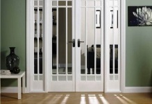 Ajtóknak egy belső szobába belső ajtón, egy fotó dupla, design üveg, fehér (ajtók) Ajtóknak egy belső szobába belső ajtón, egy fotó dupla, design üveg, fehér