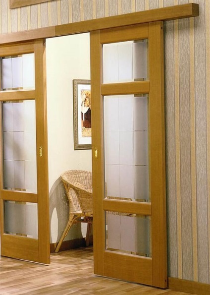 A kétszárnyú ajtó a nappaliban tervezési lehetőségeket és a design, otthon  titkok - kényelem az Ön otthonában