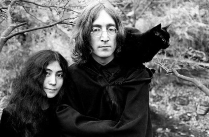 John Lennon és Yoko Ono (egy szerelmi történet, 26 fotó)