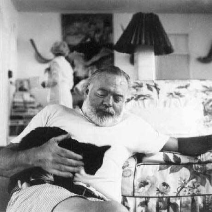 Ernest Hemingway és a 57 macska (hat orrú macska) Ernest Hemingway és a 57 macska