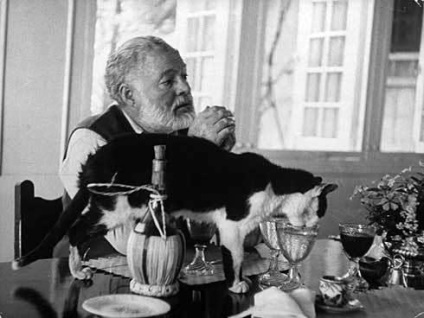 Ernest Hemingway és a 57 macska (hat orrú macska) Ernest Hemingway és a 57 macska
