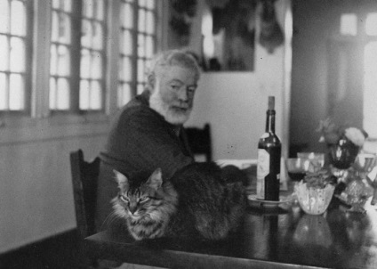 Ernest Hemingway és a szőrös kedvencek