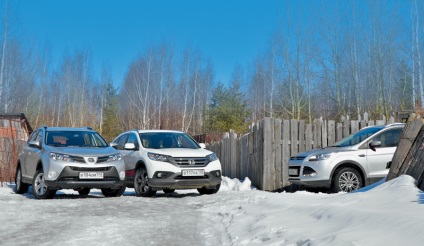Ford Kuga elleni Honda CR-V és a Toyota RAV4 (Ford Kuga) Ford Kuga ellen Honda CR-V és Toyota RAV4