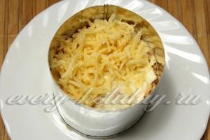 Francia csirke saláta recept fényképpel (csirke) Francia saláta csirke recept egy fotó