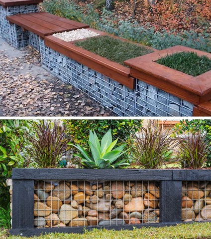 Gabion szerkezetek fotók és ötletek saját kezűleg (ötletek) Gabion szerkezetek fotók és ötletek saját kezűleg