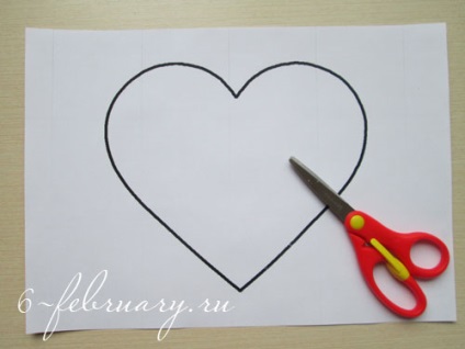 Hogyan készítsünk egy borítékot ki a szív, a mágikus hónap - február