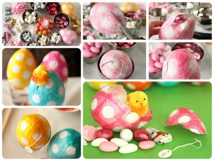 Hogyan lehet a húsvéti tojás kezük mesterkurzusokat lépésről lépésre fotók
