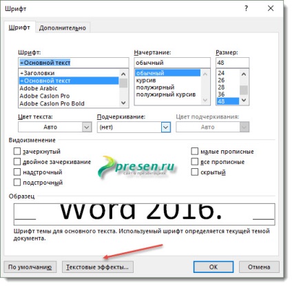 Hogyan lehet átlátszó betűk a Word és PowerPoint bemutatót a dián