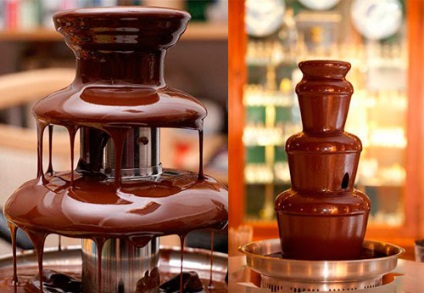 Hogyan készítsünk egy csokoládé szökőkút saját kezűleg