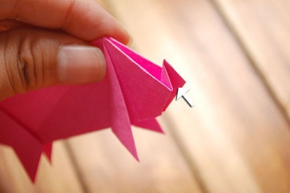 Hogyan készítsünk egy disznó origami papír cistrc (origami) Hogyan készítsünk egy disznó origami papír cistrc