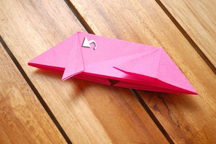 Hogyan készítsünk egy disznó origami papír cistrc (cistrc) Hogyan készítsünk egy disznó origami papír cistrc