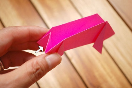 Hogyan készítsünk egy disznó origami papír cistrc (cistrc) Hogyan készítsünk egy disznó origami papír cistrc