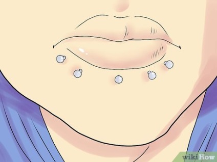 Hogyan szimulálni piercing az arcon (Use Dazzle matrica) Hogyan szimulálására arc piercing