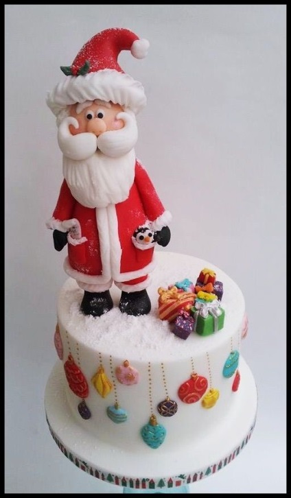 Hogyan díszíteni a téli torta karácsonyi és újévi a masztix mely ötletek (kézi) Hogyan díszíteni a téli torta karácsonyi és újévi a masztix mely ötletek