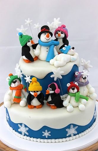 Hogyan díszíteni a téli torta karácsonyi és újévi a masztix mely ötletek (sütemény) Hogyan díszíteni a téli torta karácsonyi és újévi a masztix mely ötletek