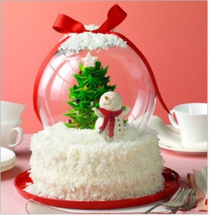 Hogyan díszíteni a téli torta karácsonyi és újévi a masztix mely ötletek