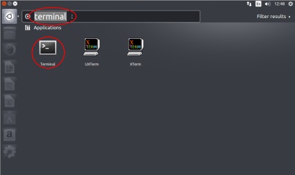 Hogyan hívni a terminál ubuntu