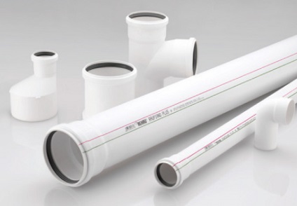 Szennyvíz csövek PVC típusú, az anyagok, vegyületek diagramot (fotó és videó)