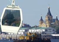 Cableway Nyizsnyij Novgorod (alsó) Kötélpálya Nyizsnyij Novgorod