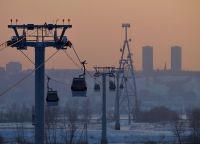 Cableway Nyizsnyij Novgorod (alsó) Kötélpálya Nyizsnyij Novgorod