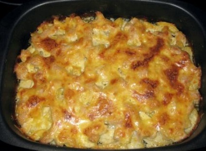 Burgonya és sajt majonéz és a fokhagymát, a sütőben recept fényképpel (burgonya) Burgonya és sajt majonéz és a fokhagymát, a sütőben recept egy fotó