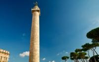 Oszlopa Traianus Róma - tükrözi a nagy győzelmet - A világ csodái