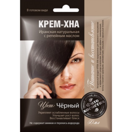 Cream henna Fotókozmetika használati utasítást, ár, áttekintésre, leírások (alkalmazás) Cream henna Fotókozmetika használati utasítást, ár, vélemények, leírások
