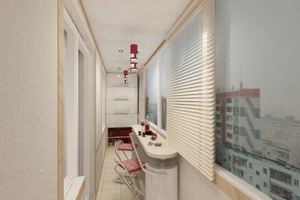 Konyha, erkély design unió csatlakozik a nappali, az elrendezés, hogy (terv), lehet és kell Konyha, erkély design unió csatlakozik a nappali elrendezése, ez lehetséges, és ha szükséges,