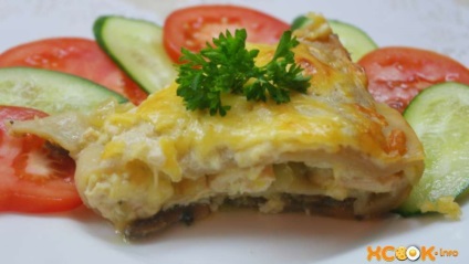 Lasagna csirkével és gombával - recept fotókkal, hogyan kell főzni