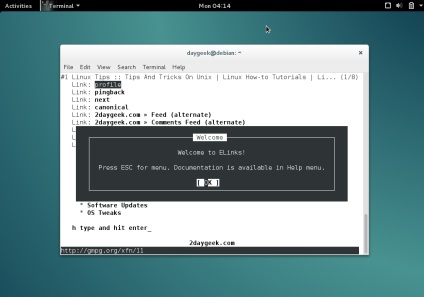 Top konzol böngészők linux, losst (linux) Top konzol böngészők linux, losst