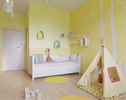 Egy kis gyerekszoba (50 fotó) (Interior Design) Egy kis gyerekszoba (50 fotó)