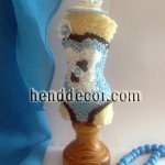 Mini manöken készült ruhát kezével - egy kaleidoszkóp dekoráció