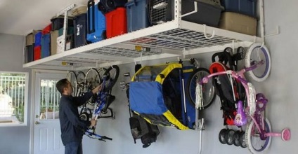 Építése garázs tároló rendszerek, bútor, design, álom ház (belső tér a garázs) Építése garázs tároló rendszerek, bútor, design, álom ház