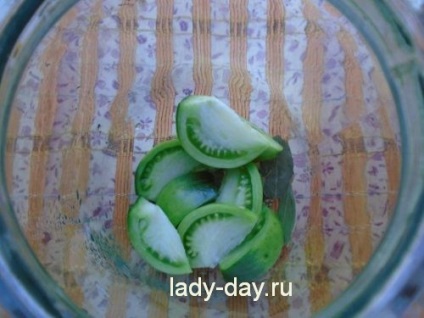 Uborka zöld paradicsom a téli recept egyszerű recept fotókkal