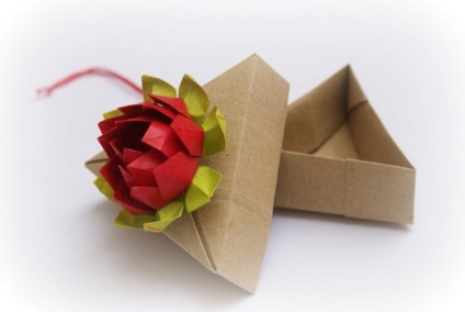 Origami boríték boríték rendszer a papírpénz és a szív (papír) Origami boríték boríték rendszer a papírpénz és a szív